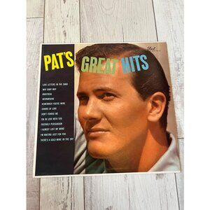 Pat Boones Great Hits Vinyl Record LP 33 1/3 RPM Dot Records DLP 3071